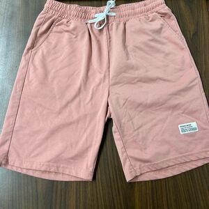 Men's Pink Casual Shorts Small SHEIN